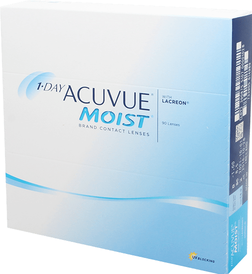 Produktbild Acuvue Moist (90 Stück, Tageslinse, Sphärisch)