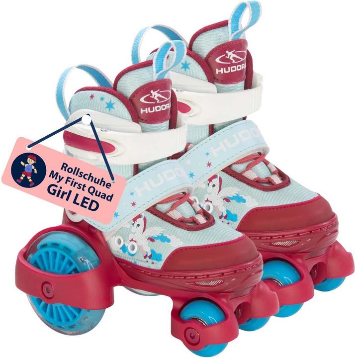 Actual product image Hudora Roller Skate My First Quad LED (26, 27, 28, 29)