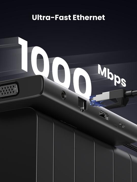 Actual product image Ugreen 45520 (USB-C, 11 Ports)
