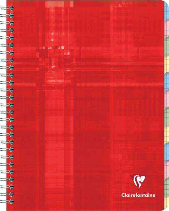 Image du produit Clairefontaine Cahier à spirales (17 x 22 cm, Quadrillé, Couverture rigide)