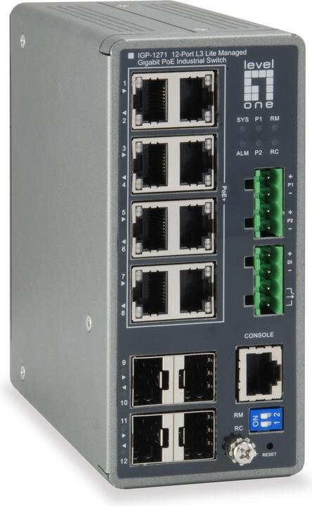 Produktbild LevelOne IGP-1271 Switch (12 Ports)