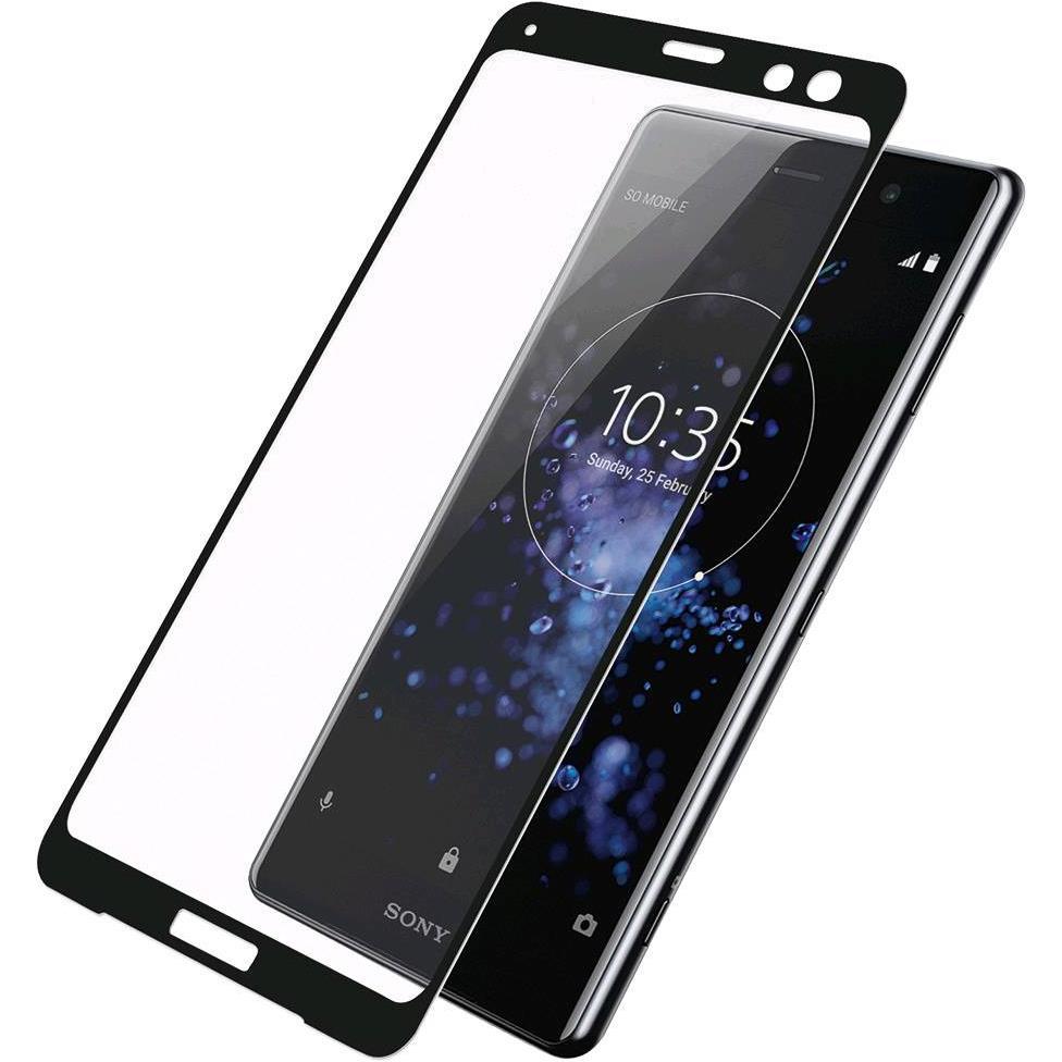 PanzerGlass Displayschutz (1 Stück, Sony Xperia XZ3), Smartphone Schutzfolie, Schwarz