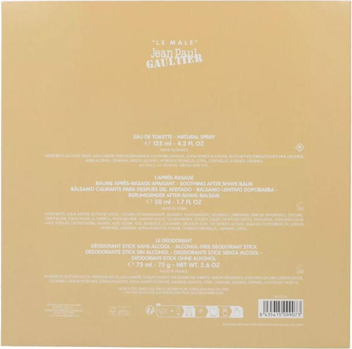 Produktbild Gaultier J.P. LE MALE EDT 125ML+A/S BALM 50ML+DEO STICK 75ML. 3PCS SET (Parfum Set)