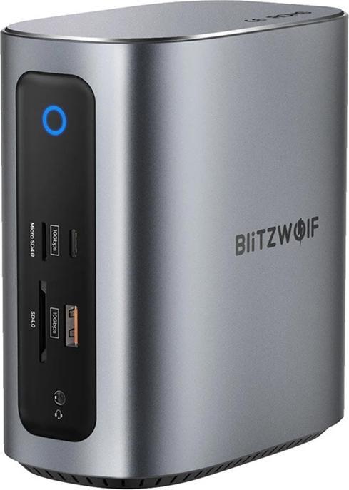 BlitzWolf BW-TH15 17in1 Docking Station 2xHD+DP+4xC+3xUSB 3.0+USB 3.1+C 3.2+C PD+RJ45+micro SD+S... (USB-C)