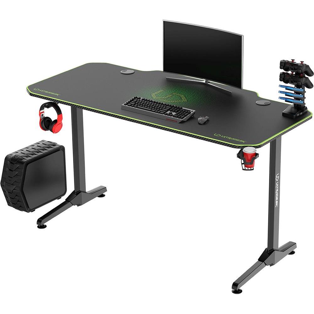 Thumbnail - Ultradesk Frag, Gaming Tisch, Schwarz, Grün