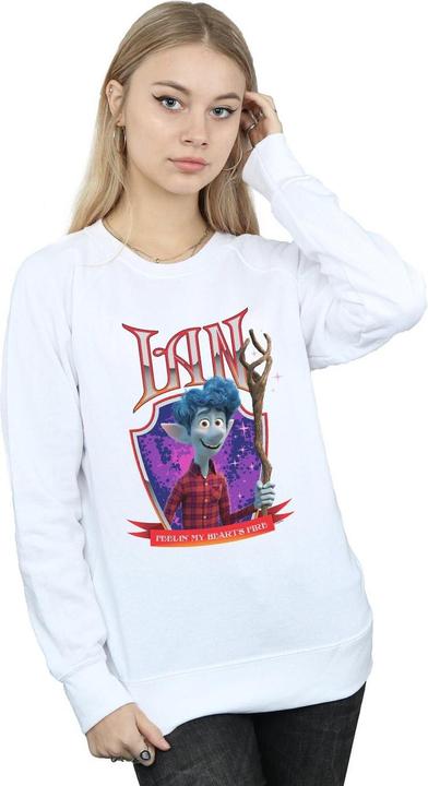 Actual product image Disney Womens/Ladies Onward Ian Heart's Fire Sweatshirt (M)