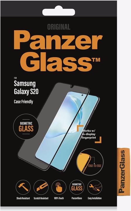 Immagine prodotto PanzerGlass Caso Amichevole Biometrico (1 pz., Samsung Galaxy S20 5G, Samsung Galaxy S20+)