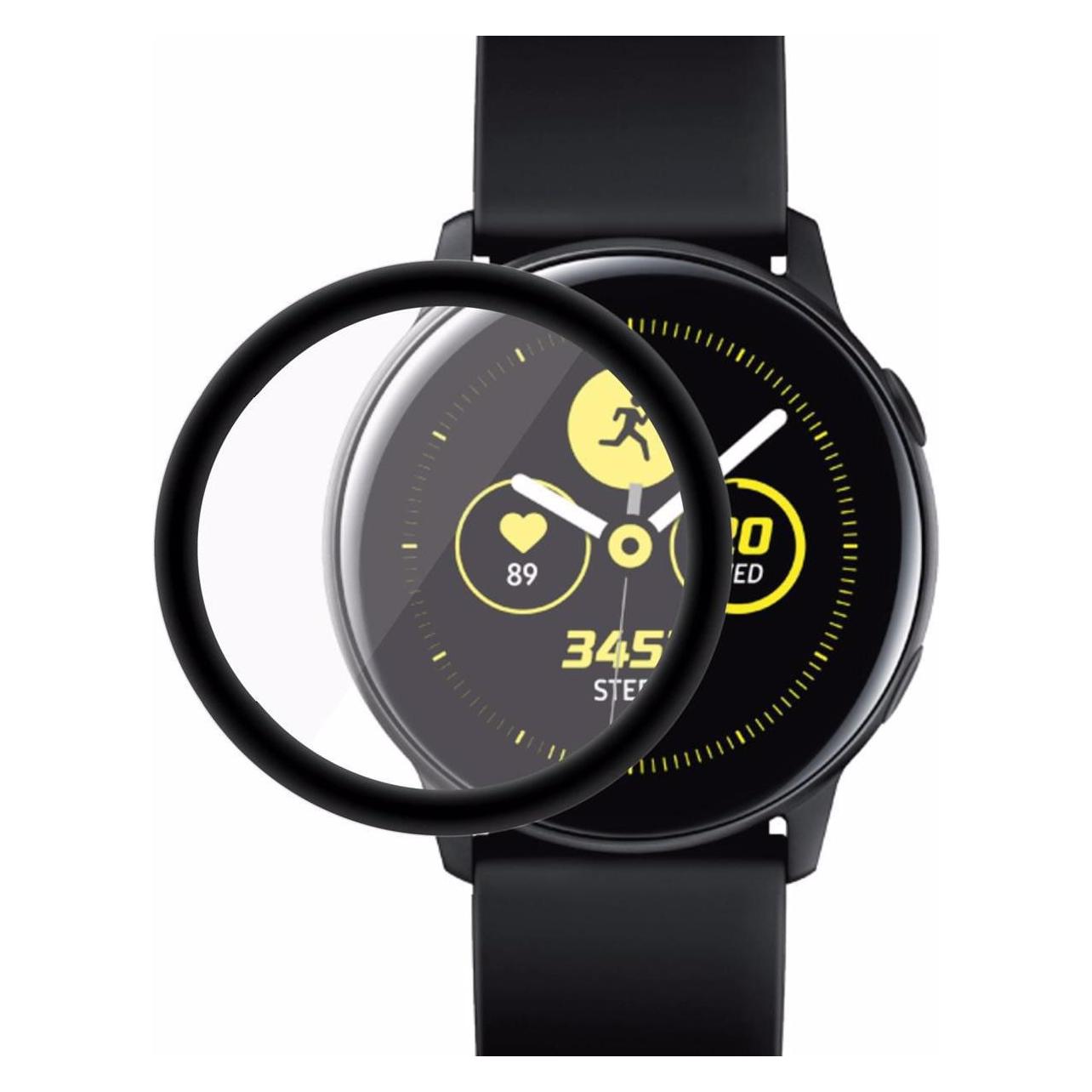 PanzerGlass Protecteur d'écran Samsung Galaxy Watch Active, Film de protection pour smartwatch, Noir