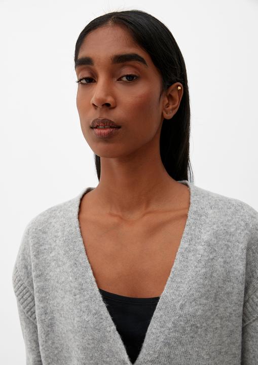 Produktbild s.Oliver Strickjacke Strickjacke mit Layering-Detail (L)