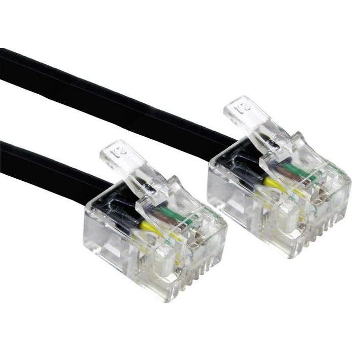 RS PRO Cavo telefonico RJ11 RJ11 PVC 30m schermato, Accessori per telefoni