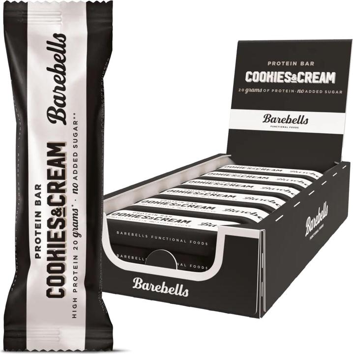 Actual product image Barebells Bar (Cookies and Cream, 12 pcs., 660 g)