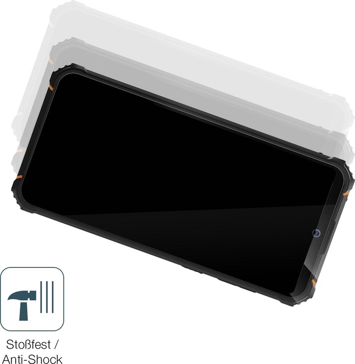 Actual product image Dipos Anti-Shock Screen Protector Clear (1 Piece, Hotwav W10)