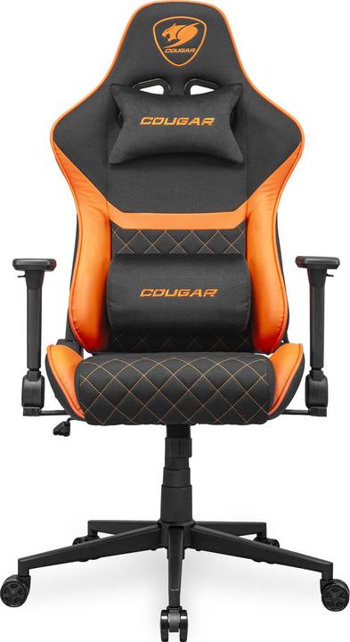 Cougar Gaming-Stuhl Armor One V2 F, PVC/Stoff,Schwarz/Orange
