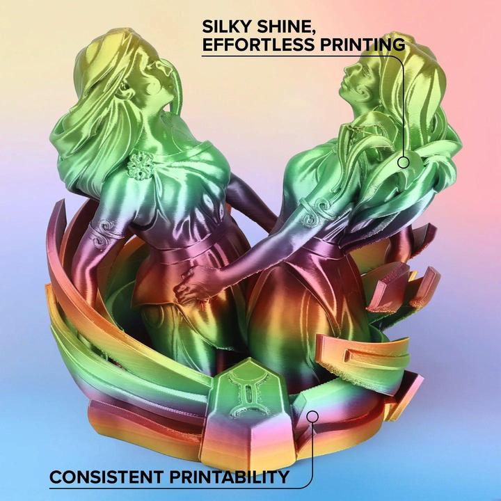 Actual product image Polymaker Panchroma™ PLA Gradient Silk (PLA, 1.75 mm, 1000 g)