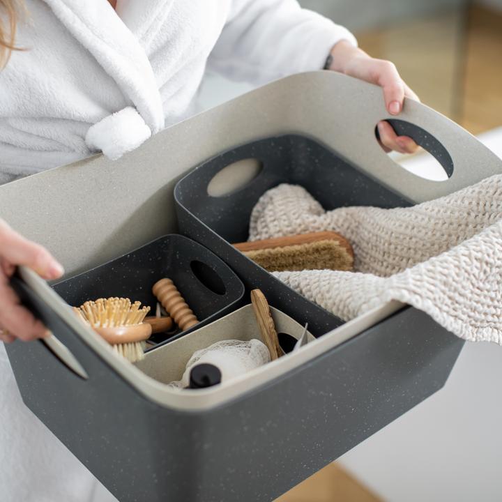 Immagine prodotto Koziol BOXXX M box di stoccaggio 3,5l grigio/bianco (15 x 20 x 30 cm, 3.50 l)