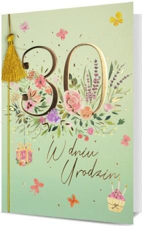 Produktbild Nuance Karte B6 Geburtstag 30