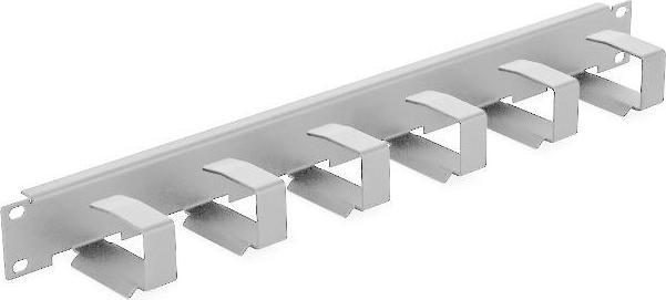 Produktbild equip Triton - Kabelmanagementplatte mit Ringen - Rack montierbar - RAL 7035 - 1U - 48