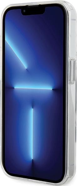 Actual product image Karl Lagerfeld KLHMP13LHMRSKCH iPhone 13 Pro / 13 6.1" biały/white hardcase Ring Stand Karl&Choupett (Apple iPhone 13 Pro, Apple iPhone 13)
