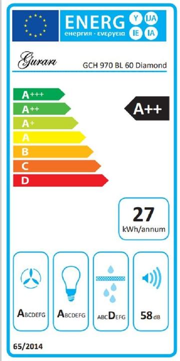 Energie-Label Gurari GCH E 912 BL