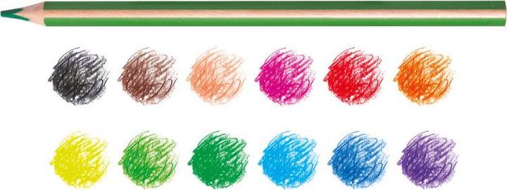 Actual product image Carioca Farbstift Supercolor Maxi E-12 (12x)