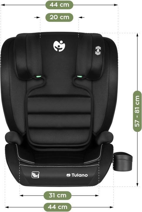 Productafbeelding Tulano Joy 25 Autositz Schwarz (Kinderzitje)