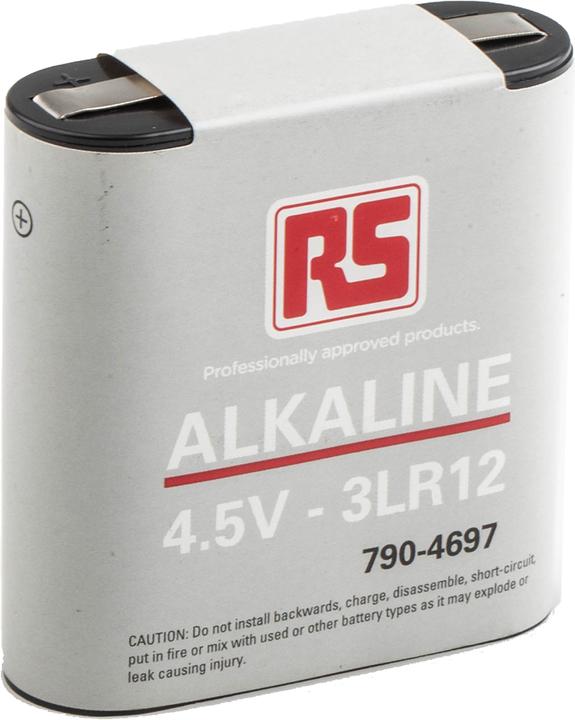 Actual product image RS PRO RS 4.5V 3LR12 (1 pcs., 3R12, 4400 mAh)