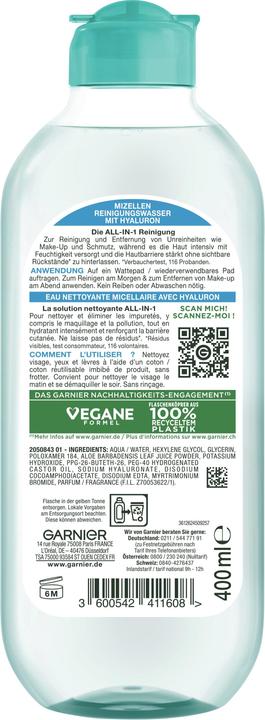 Garnier Toilette Micellaire (Eau micellaire, 400 ml)