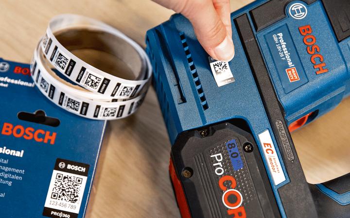 Actual product image Bosch Security Systems Professional Service Box ID Label Large 100