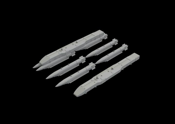 Actual product image Eduard GBU-39 w/BRU-61