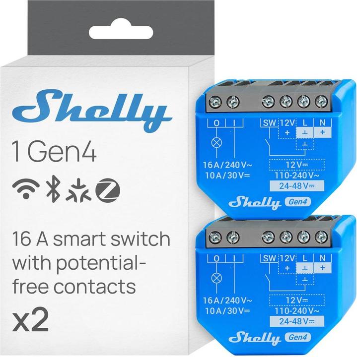 Produktbild Shelly 1 Gen4 (Schaltaktor)