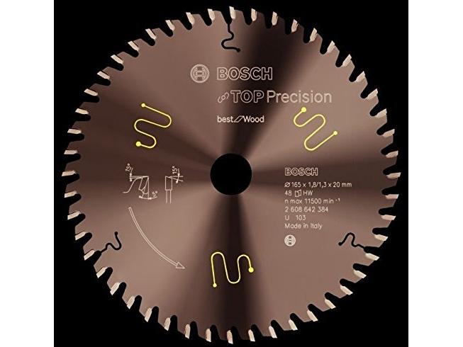 Produktbild Bosch Professional Zubehör Kreissägeblatt Top Precision Best for Wood, 165 x 20 x 1,8 mm, 32