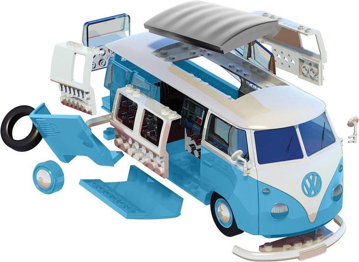 Immagine prodotto Airfix Kit VW Bus Camper Van, blu Quick Build
