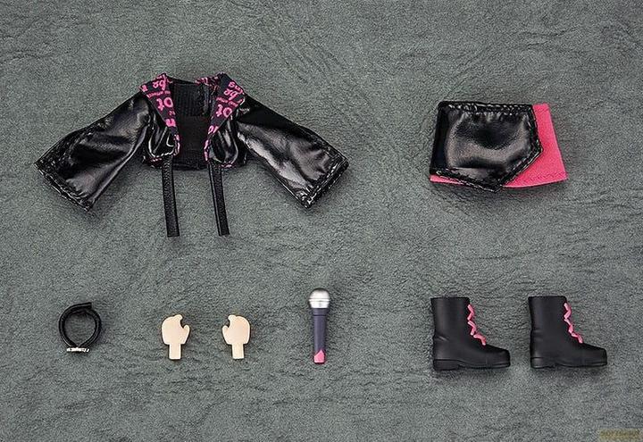 Actual product image Good Smile Company Original Character Accessories for Nendoroid Doll Figures Outfit Set: Idol Outfit - Girl (Rose Red)
