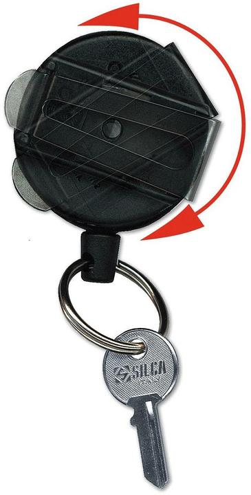 Actual product image Rieffel Key fob 360 degrees KB 484 BLACK