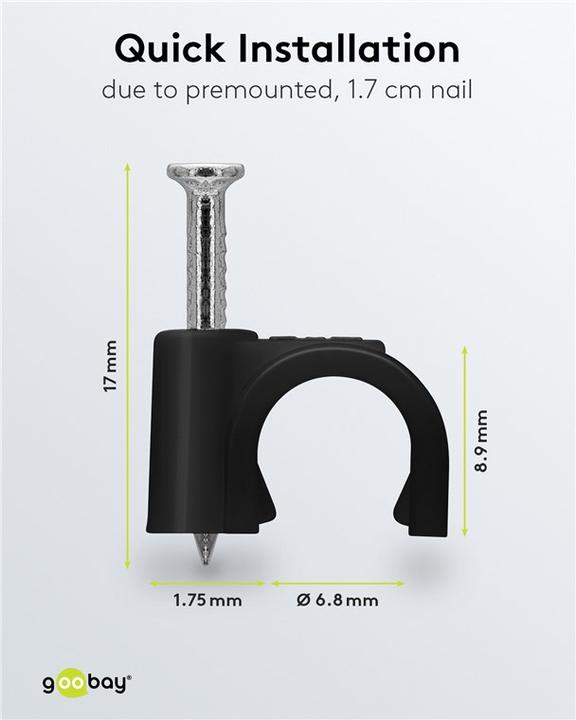 Actual product image Goobay Kabelschelle