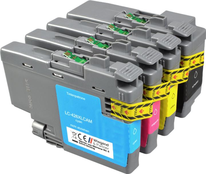 Immagine prodotto Ampertec 4 Kompatible Tinten ersetzt Brother LC-426 Multipack KCMY (C, FC, M, Y)