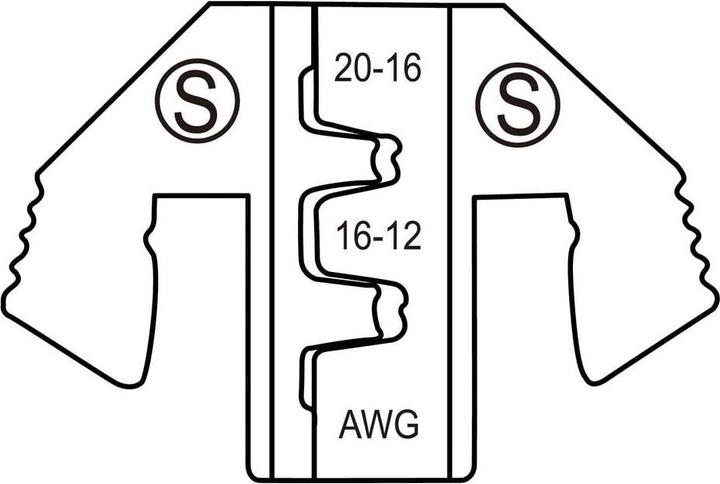 Produktbild Toolcraft TO-9625902 Crimpeinsatz Anderson Power 15A Powerpole Stecker, Anderso (50.70 mm)