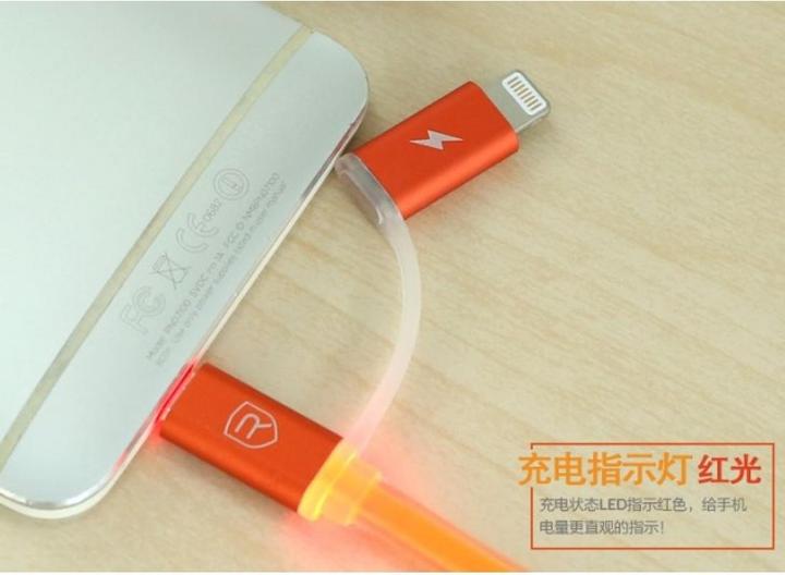 Actual product image Remax Aurora Dualport Lightning & MicroUSB Flat Cable (USB 3.2 Gen 1)