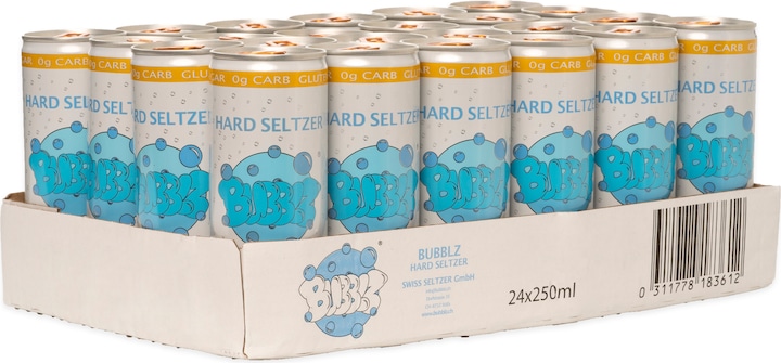 Bubblz Hard Seltzer Tropical (24 x 25 cl)