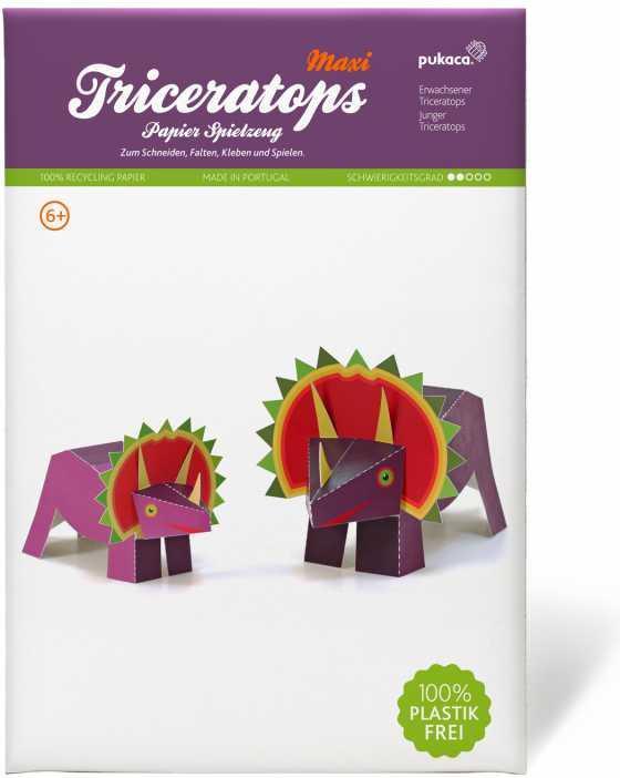 Produktbild Pukaca Papierspielzeug. Maxi Triceratops
