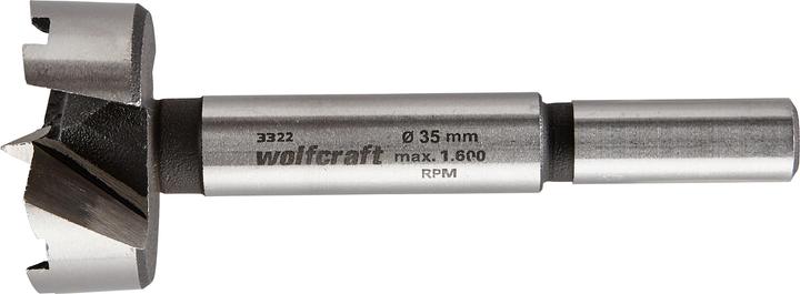 Actual product image wolfcraft Forstner Drill Bit, Ø 45 mm (10 mm)