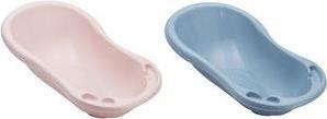 Produktbild keeeper kids Babywanne "maria pure", nordic-blue aus PP, mit zwei Ablagefächern, mit Stöpsel