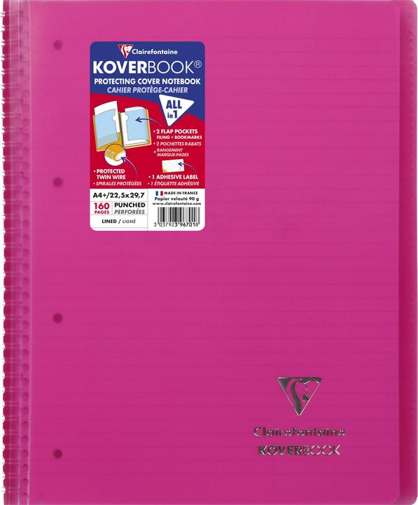 Actual product image Clairefontaine Koverbook (A4+, Lined, Hardcover)