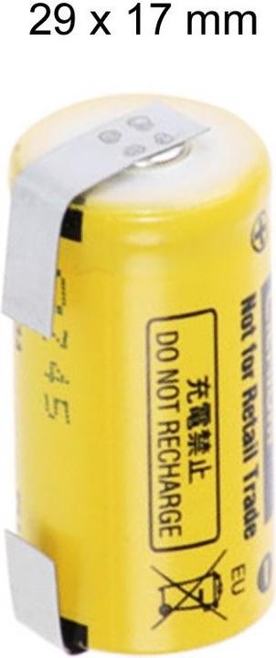 Produktbild Panasonic Batterie BR-2/3 A mit Lötfahnen in U-Form (1 Stk., 2/3 A, 1200 mAh)