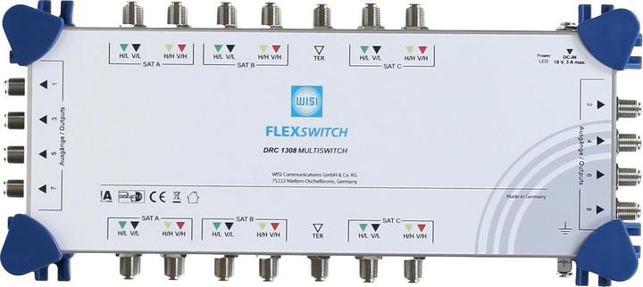 Actual product image WISI DRC 1308 13inputs 13outputs Satellite block distribution