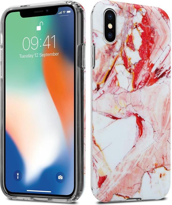 Image du produit Cadorabo Couverture IMD TPU Marbre coloré (Apple iPhone X)