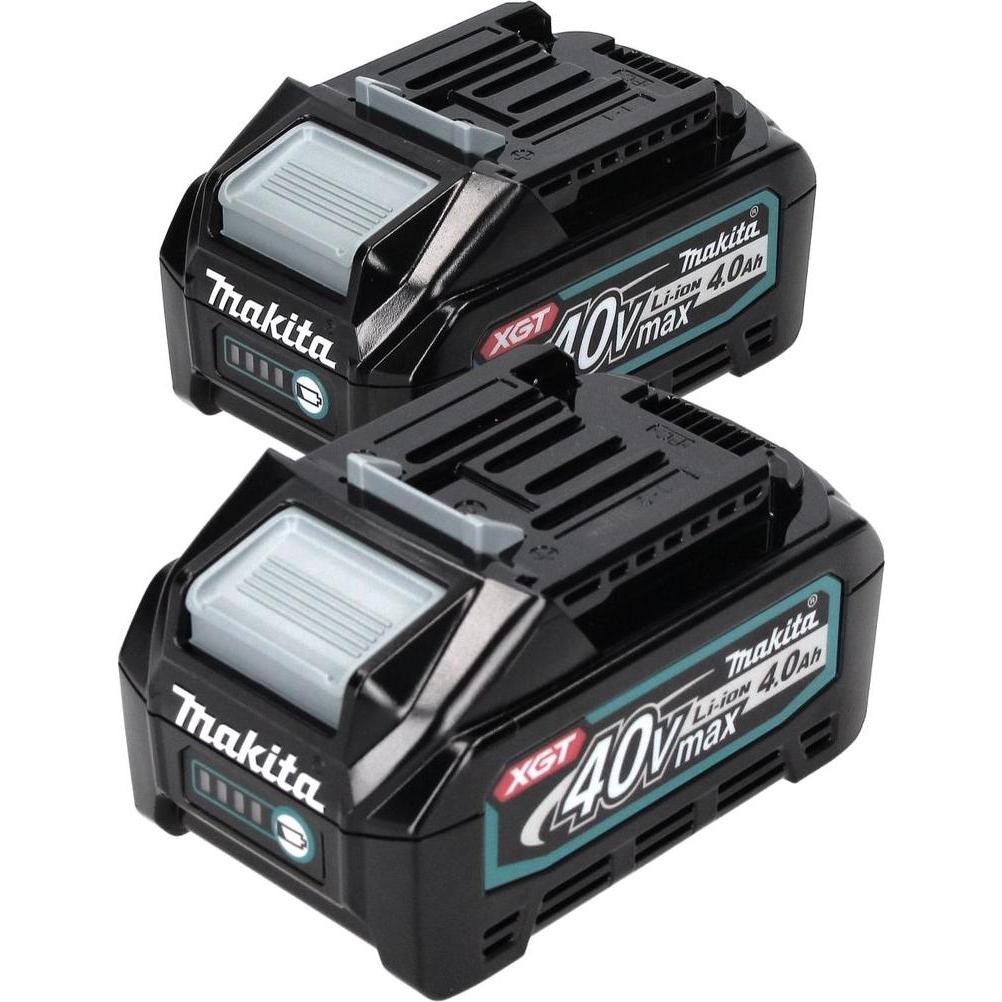 Thumbnail - Makita, Werkzeugakku + Ladegerät, Akku Set 2x BL 4040 40 V max. 4,0 Ah XGT Li-Ion Akku ( 2x 191B26-6 ) IP64 Schutzklasse...