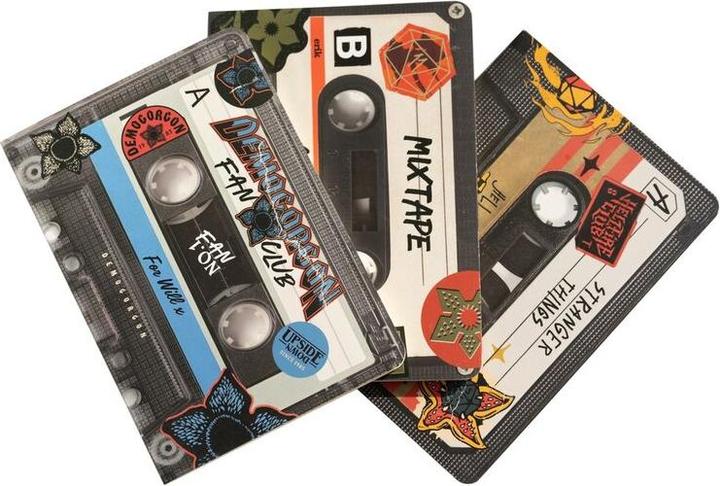 Produktbild Grupo Erik STRANGER THINGS - Walkman - Pack de 3 Notebooks A6 Etui (A6, Liniert, Weicher Einband)