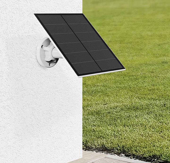 Produktbild Revolt 4er-Set Solarpanel für Akku IP Kameras mit USB (5 W, 0.29 kg)