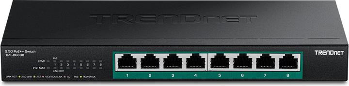Produktbild Trendnet 8-PORT 2.5G POE++ SWITCH (8 Ports)